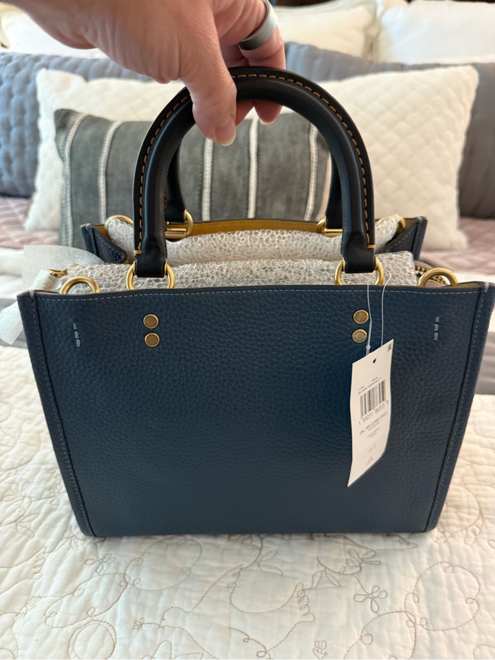 NWT Coach Rogue 25 1941 Dark Denim - Picture 6 of 14